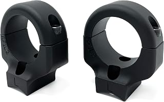 Game Reaper 2: Browning T Bolt, Marlin XT, Ruger American Rim Fire, Savage B Mag, Savage B17, Savage 93R17 - Long & Short Action - Low Mount - Black, 1 inch, 2 Screws per Ring (RF1L2) - Game Reaper