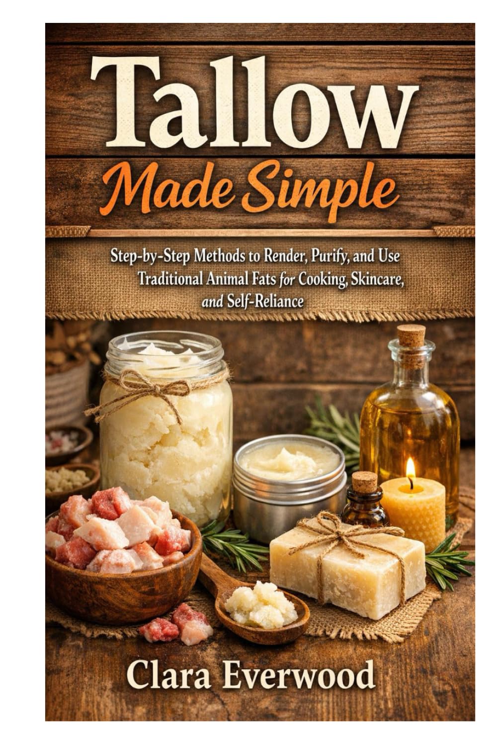 Tallow Made Simple: Step-by-Step Methods to Render, Purify, and Use Traditional Animal Fats for Cooking, Skincare, and Self-Reliance