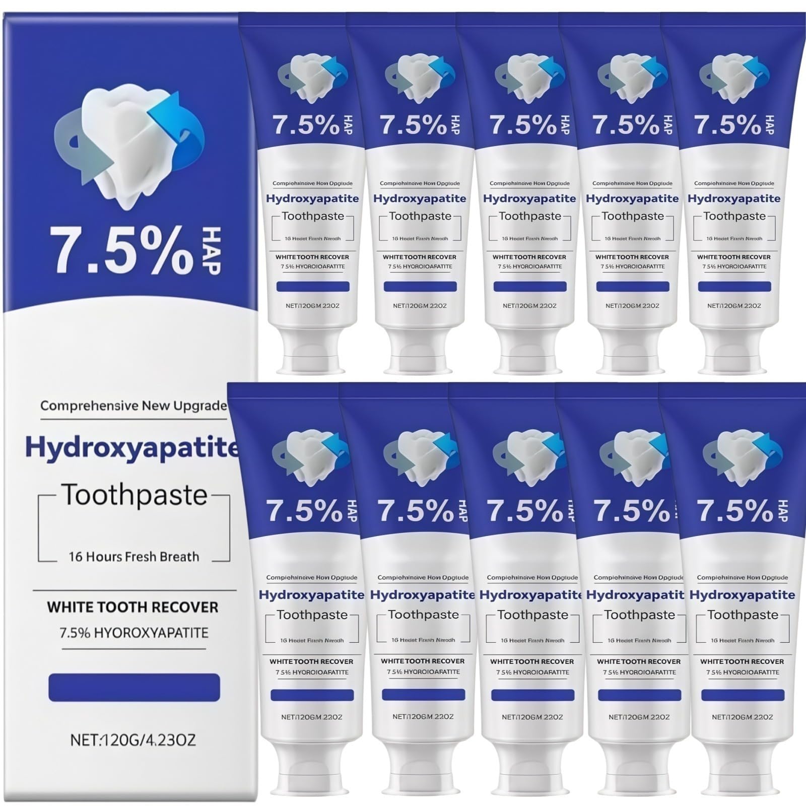 Dentifrice Blanchissant à la Niacinamide， pâte dentaire blanchissante