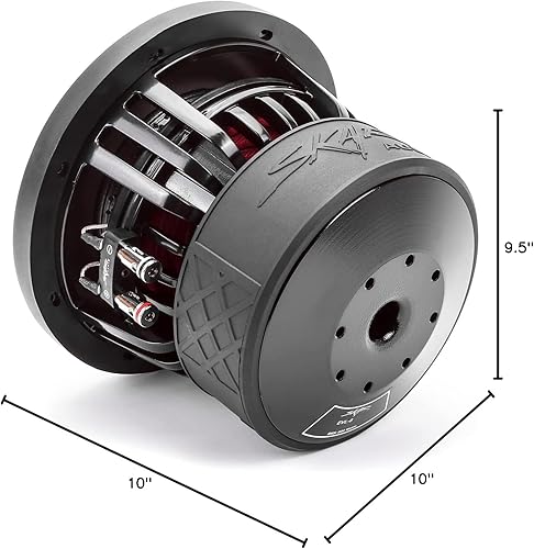 Miniatura 8 de Skar Audio ZVX-D4 D1 - Subwoofer para automóvil de 8 pulgadas, 8 W, potencia máxima dual, 1200 Ohm