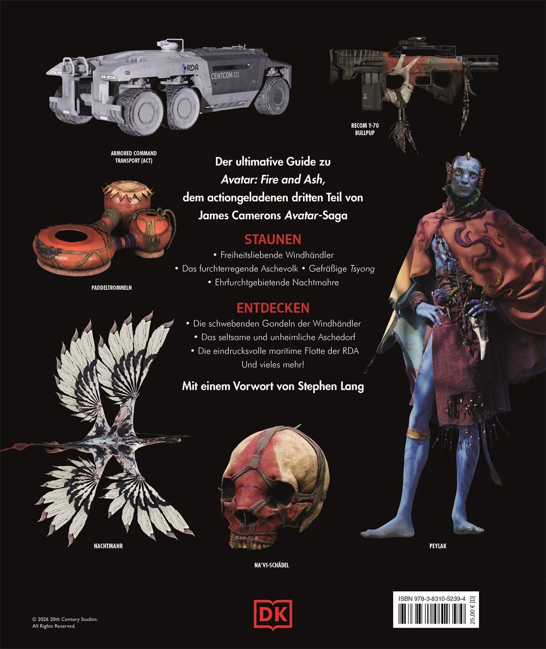 Avatar Fire and Ash Die illustrierte Enzyklopädie: Das offizielle Buch zum Film. Mit exklusiven Einblicken und spektakulären Originalbildern
