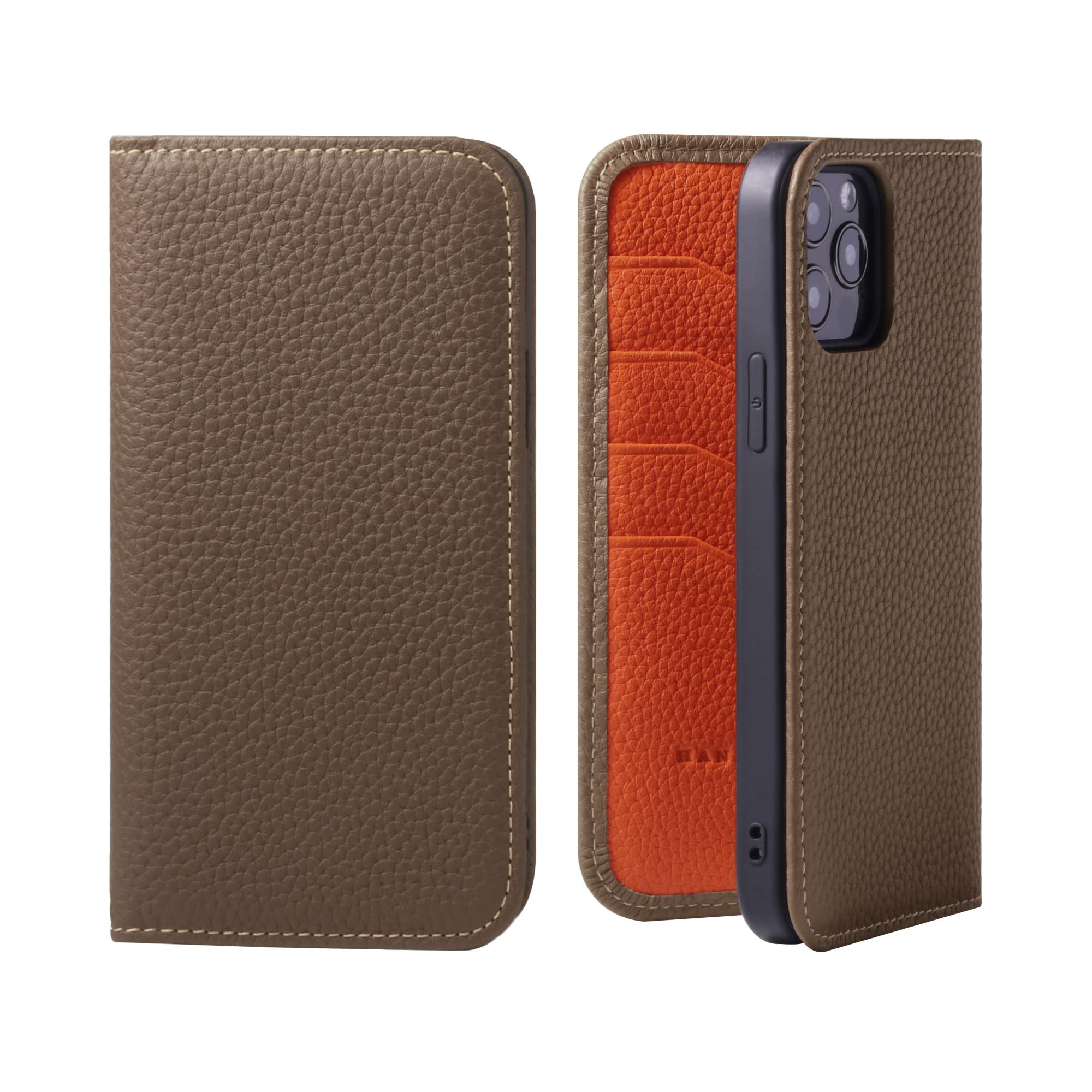 Amazon.co.jp: HANATORA iPhone13ProMax ケース 手帳型 本革 