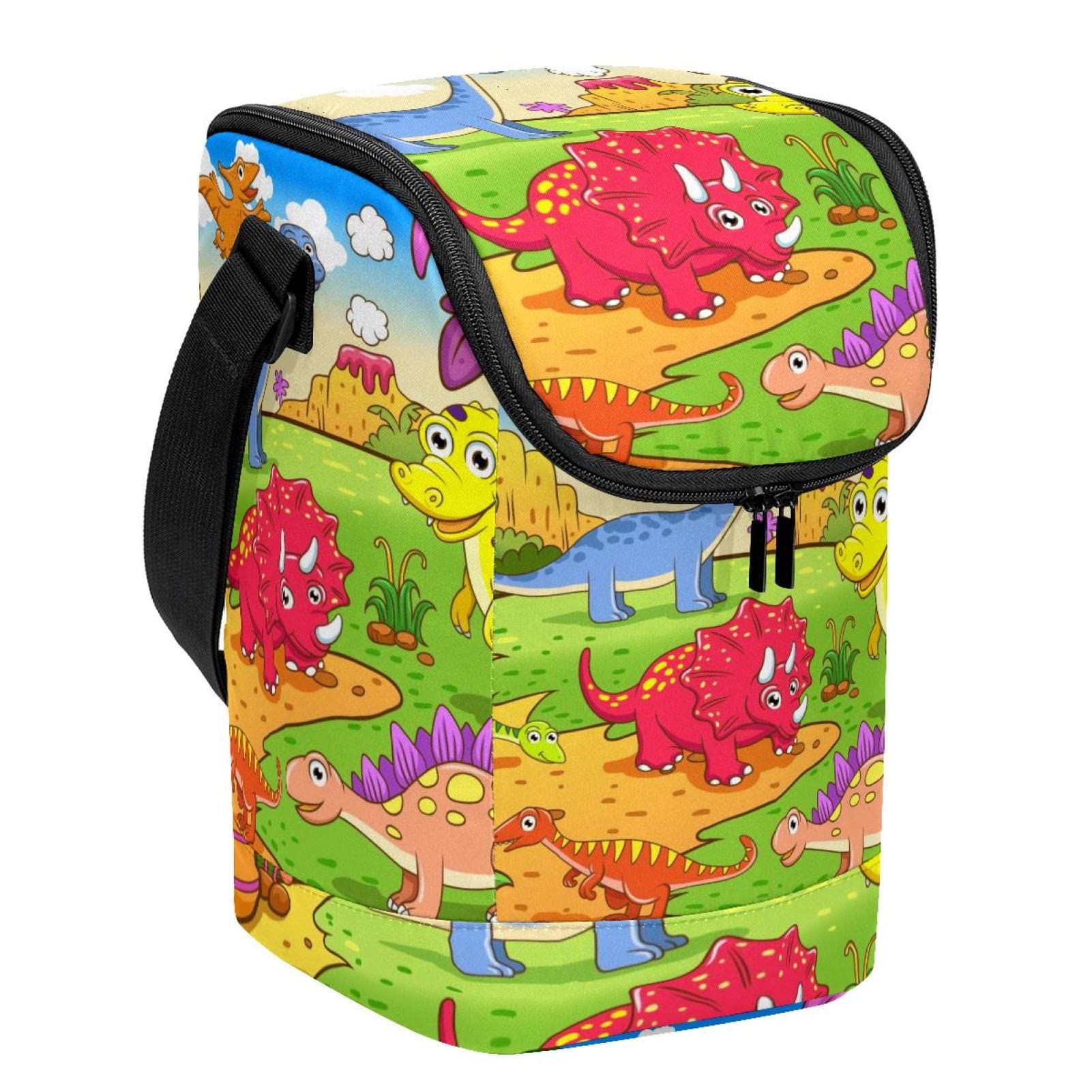 Lonchera grande infantil de dinosaurio ideal para excursiones y colegio