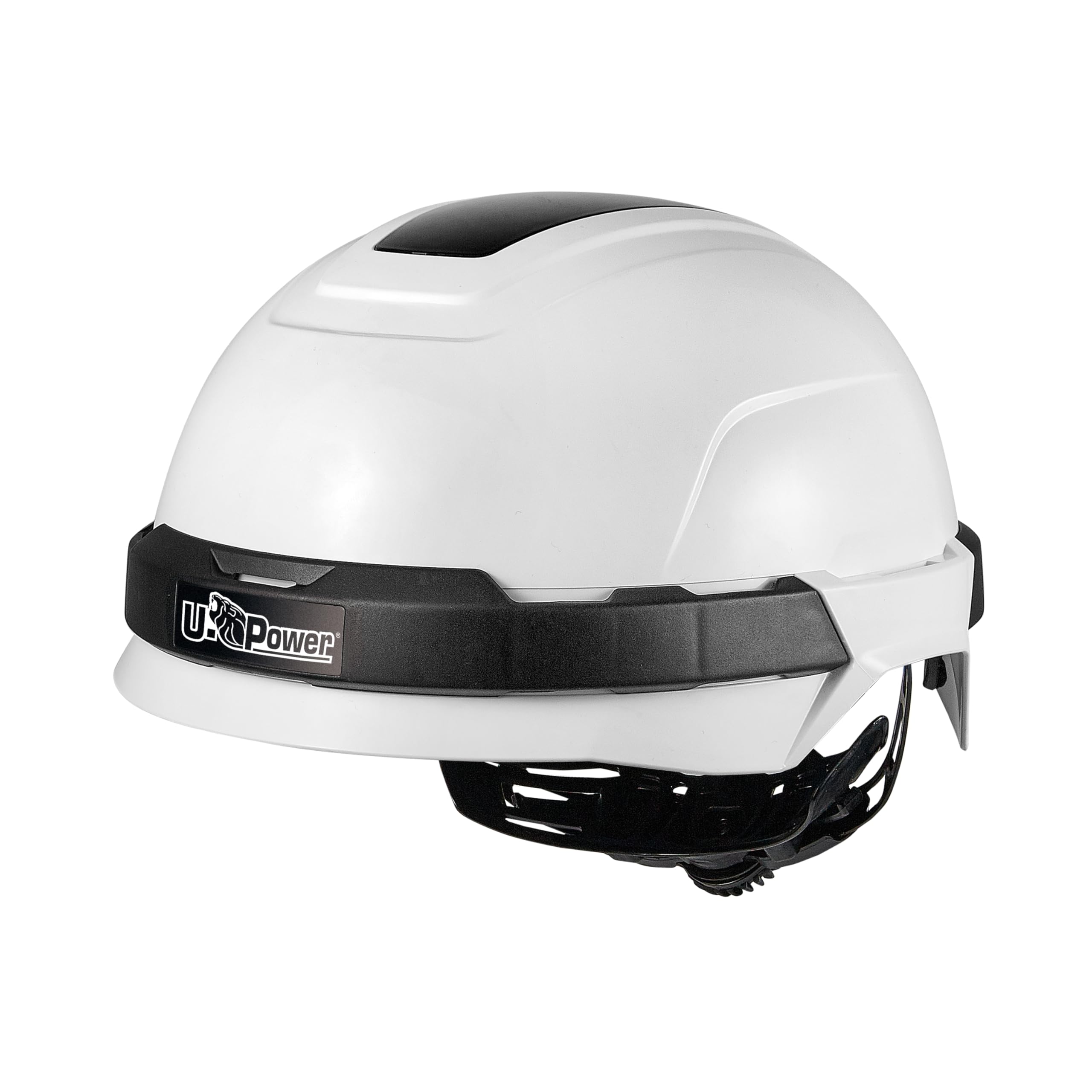U-Power | Casco da Lavoro Antares, con Barra Multifunzione, Sistema di regolazione Della Taglia, Anti-scalzamento, Plicarbonato Lexan EPS Nylon Simil Pelle