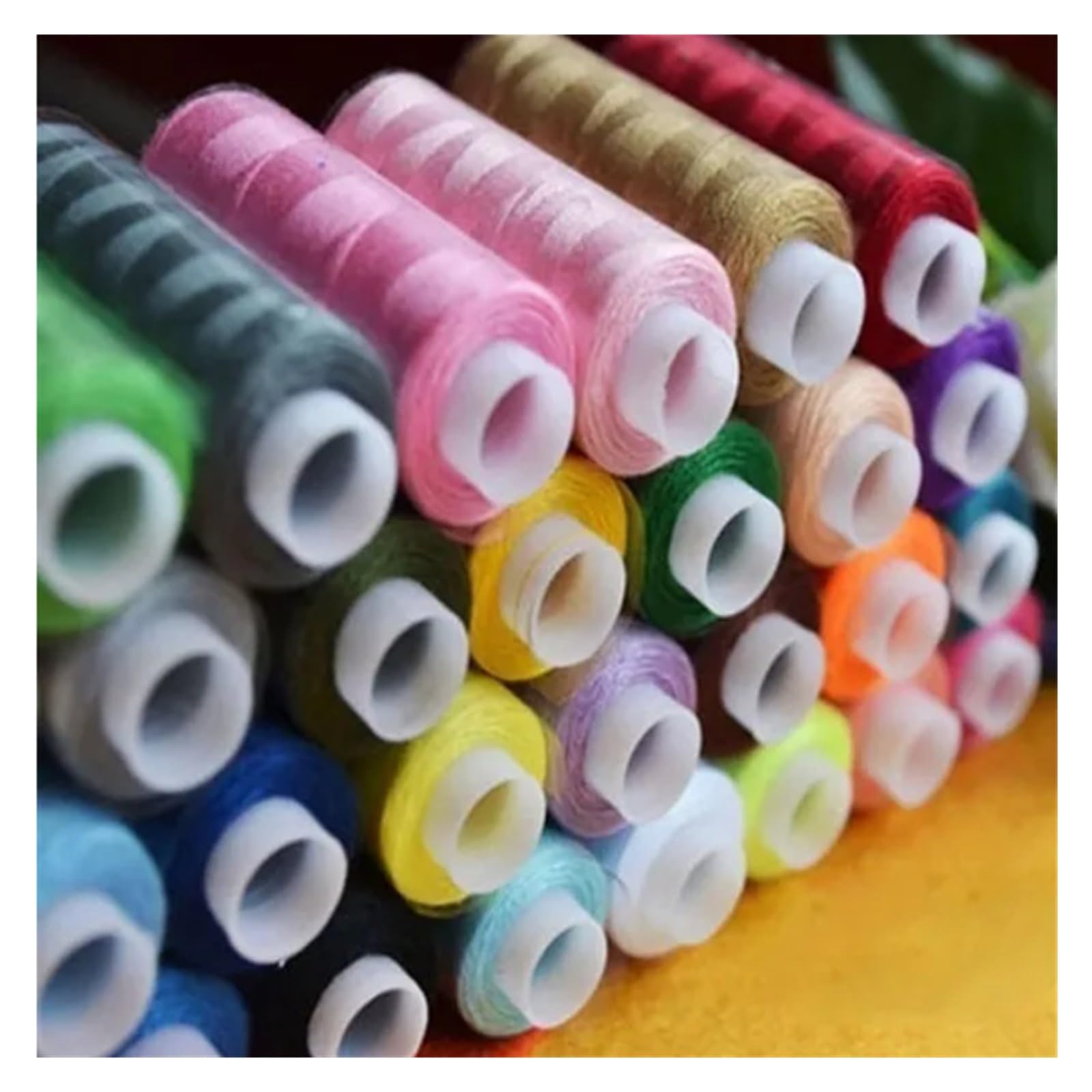 Zestaw nici do szycia 100 kolorów 250 jardów każda szpulka Zestaw nici poliestrowych do szycia ręcznego lub maszynowego (Color : 30PCS)
