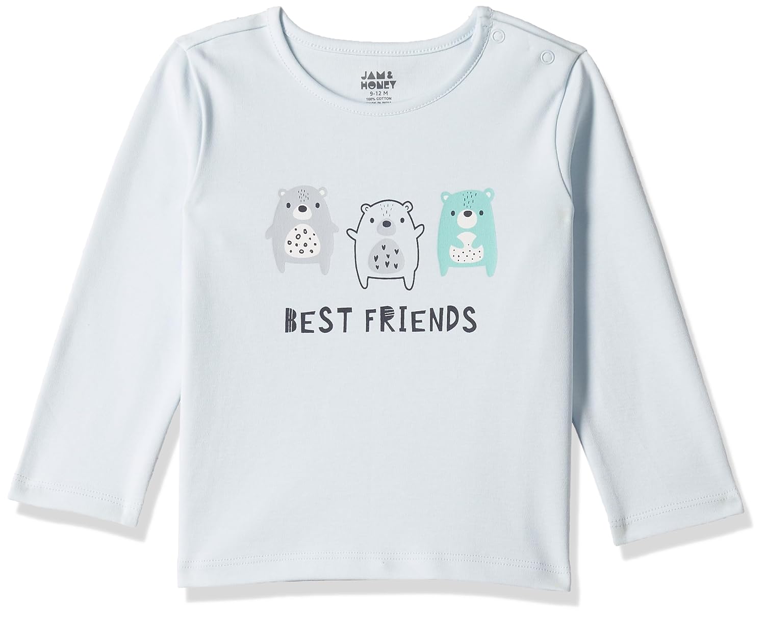 Amazon Brand - Jam & Honey Kids Baby Casual Style Rompers 100% Cotton Pack Of 1, 2 & 3 | New Born Baby Clothes - 0 To 24 Months, Blue offers donot miss 6 Amazon Brand - Jam & Honey Kids Baby Casual Style Rompers 100% Cotton Pack Of 1, 2 & 3 | New Born Baby Clothes - 0 To 24 Months, Blue offers donot miss