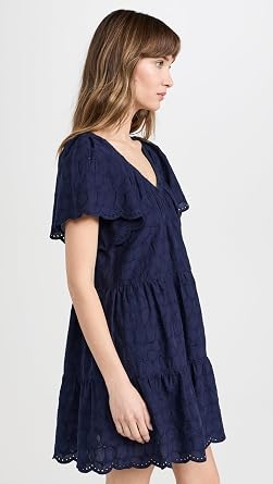 Velvet Women's Wynette Embroidered Cotton Dress