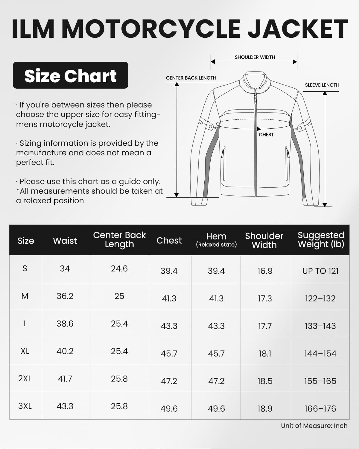 ILM Women Motorcycle Jacket with Armor CE Lightweight Moto Jacket with Detachable and Waterproof Mesh Liner All Season JM4 (Black, M)