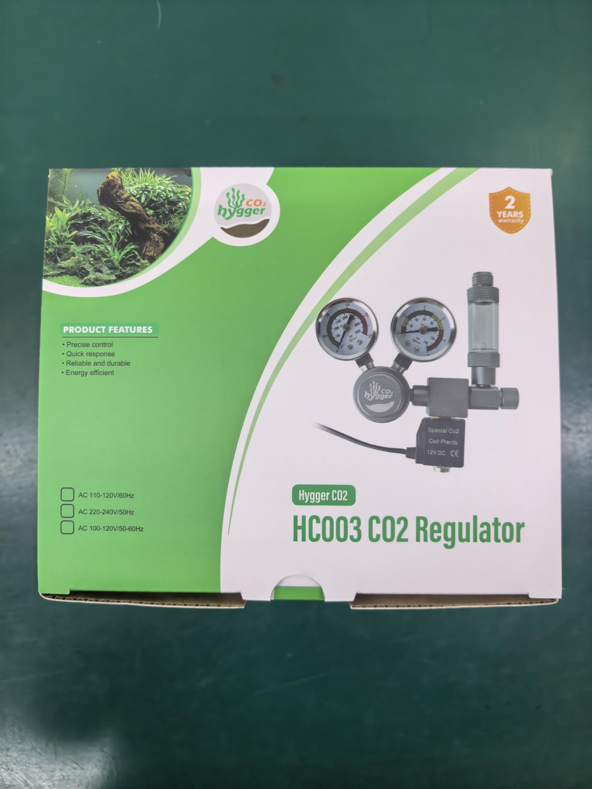 Regulador co2 Acuario DC Solenoide,co2 Regulator para Acuario Calibre Doble | Display preciso doble calibre, contador burbujas con válvula retención, Válvula aguja giratoria control preciso la salida gas