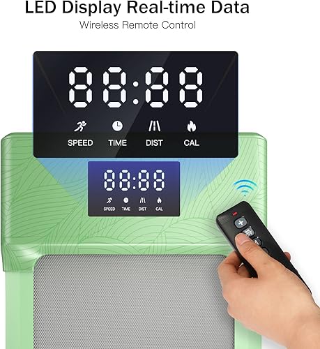 Miniatura 2 de SupeRun Almohadilla para caminar, caminadora 2 en 1 para debajo del escritorio, caminadora para debajo del escritorio con capacidad de peso de 300