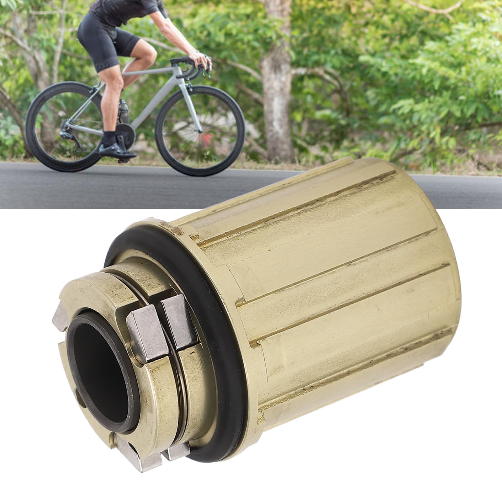 SUNGOOYUE Lega di Alluminio 2 Cuscinetti 11 velocità Bici Corpo Ruota Libera Foro 15 Mm per Mountain Bike da Strada, Parte di Ricambio per 11 velocità