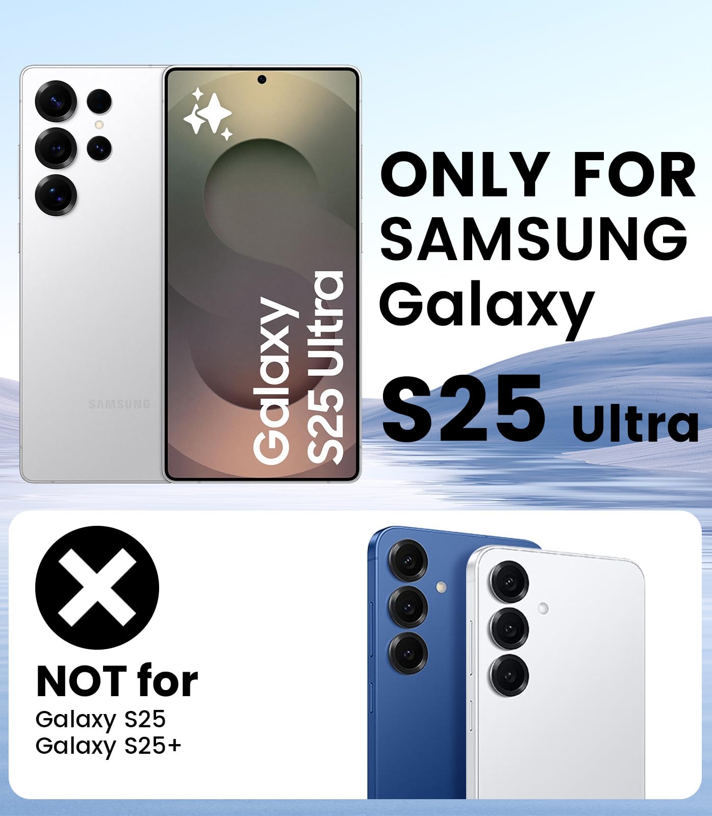 Cover Magnetica per Samsung Galaxy S25 Ultra con Cavalletto Compatibile con MagSafe Custodia con Supporto, Protezione Antiurto di Livello Militare Cellulare Case, Trasparente