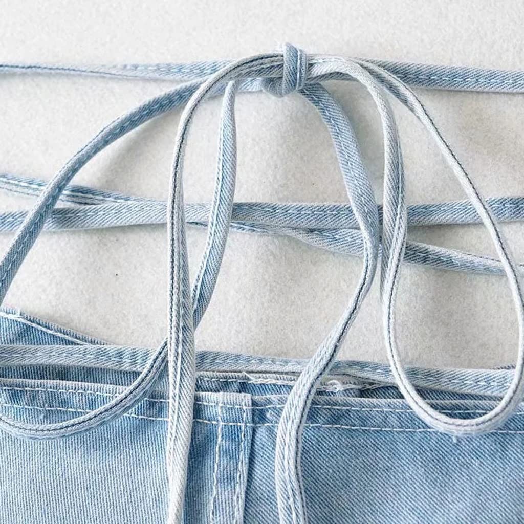 Seksowna torba Hip Denim Spodenki damskie Lato Nowa wysoka talia Seksowne regulowane ramiączka Slim Fit Hot Pants