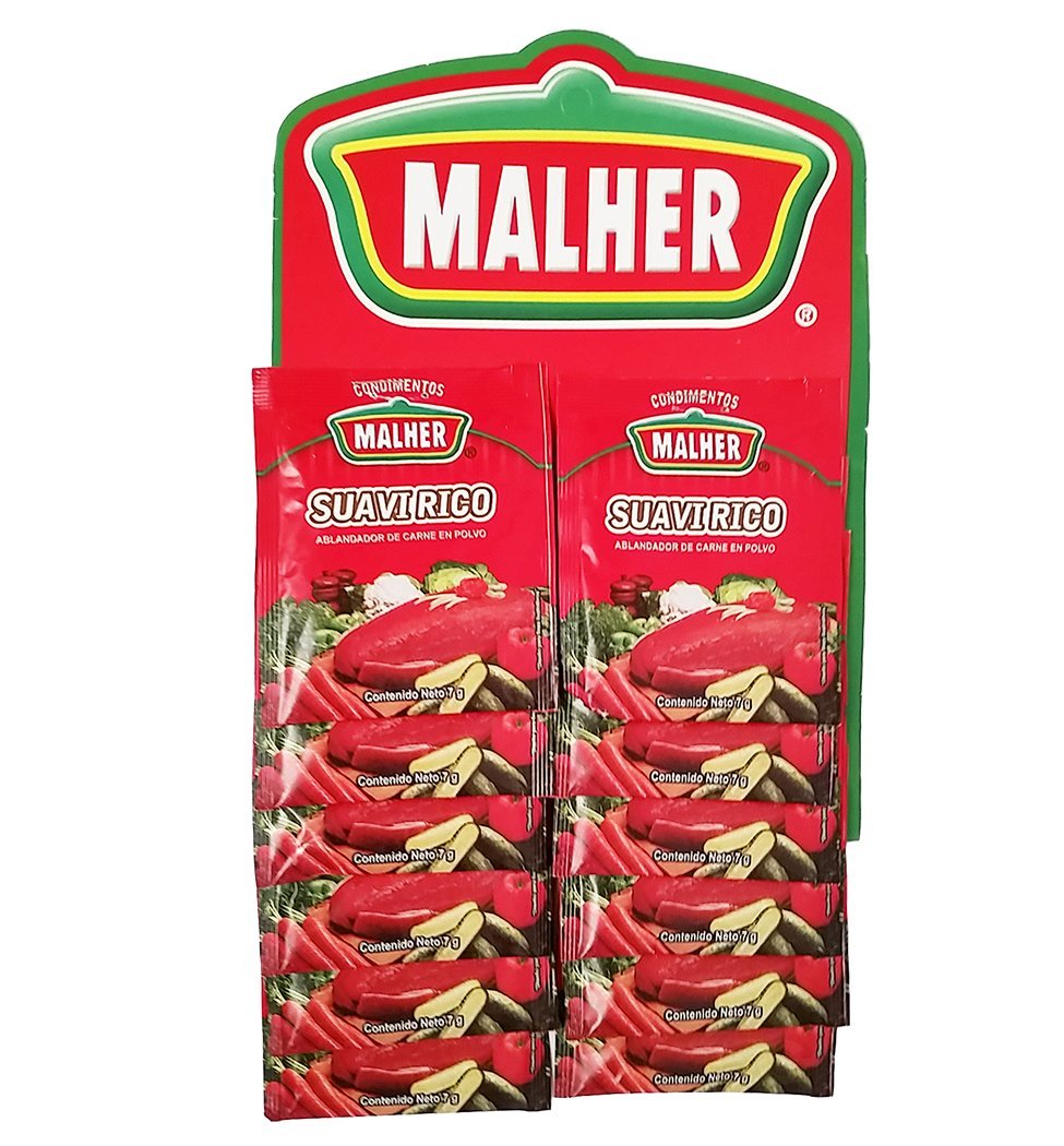 Malher Suave Rico Seasoning 0.4 oz - Sazonador (Pack of 16)