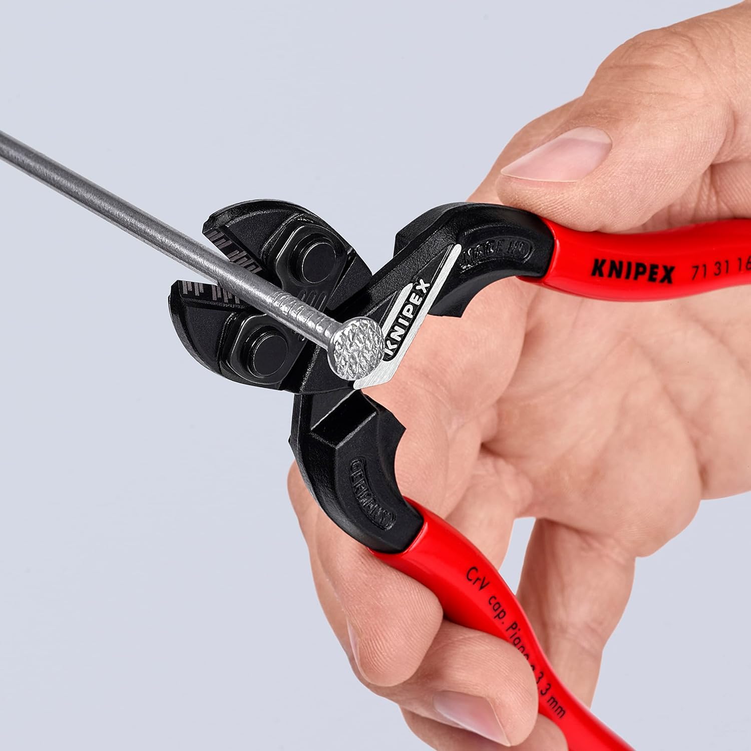 KNIPEX S COMPACT Coupe-Boulons PVC Prise 160mm Cobolt KPX7101160 EUR 75