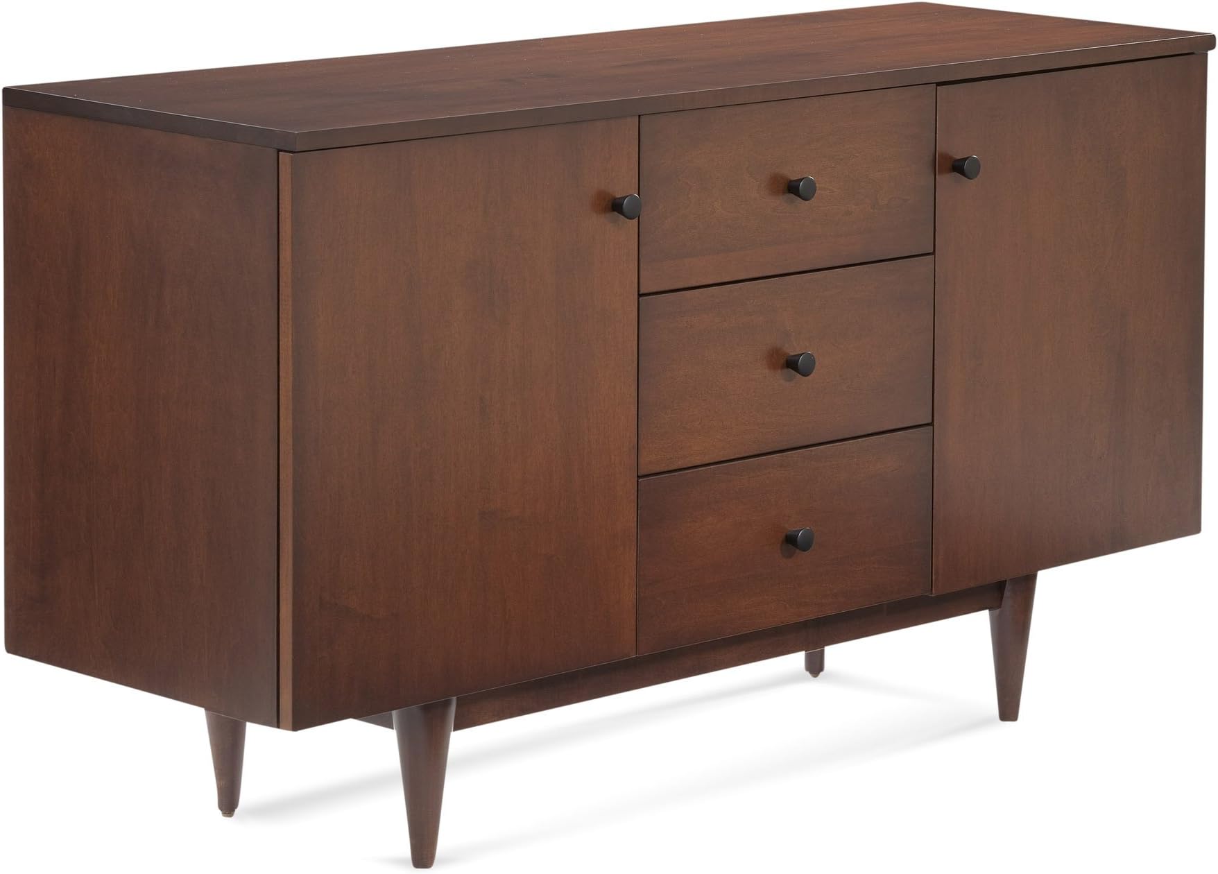 Saloom Furniture Buffet - MBF57-C22Door with 3 Middle Drawer Maple Buffet - Natural Finish
