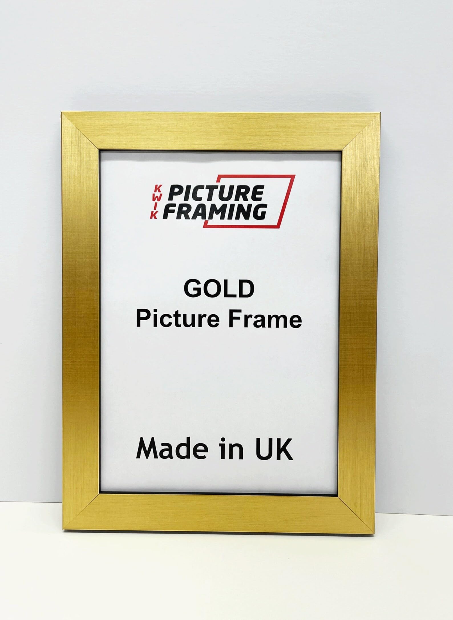 Picture Frame - 30mm Flat Polcore Frame for Photos, Prints & Wall Art | Portrait or Landscape (45cm x 30cm, Gold)