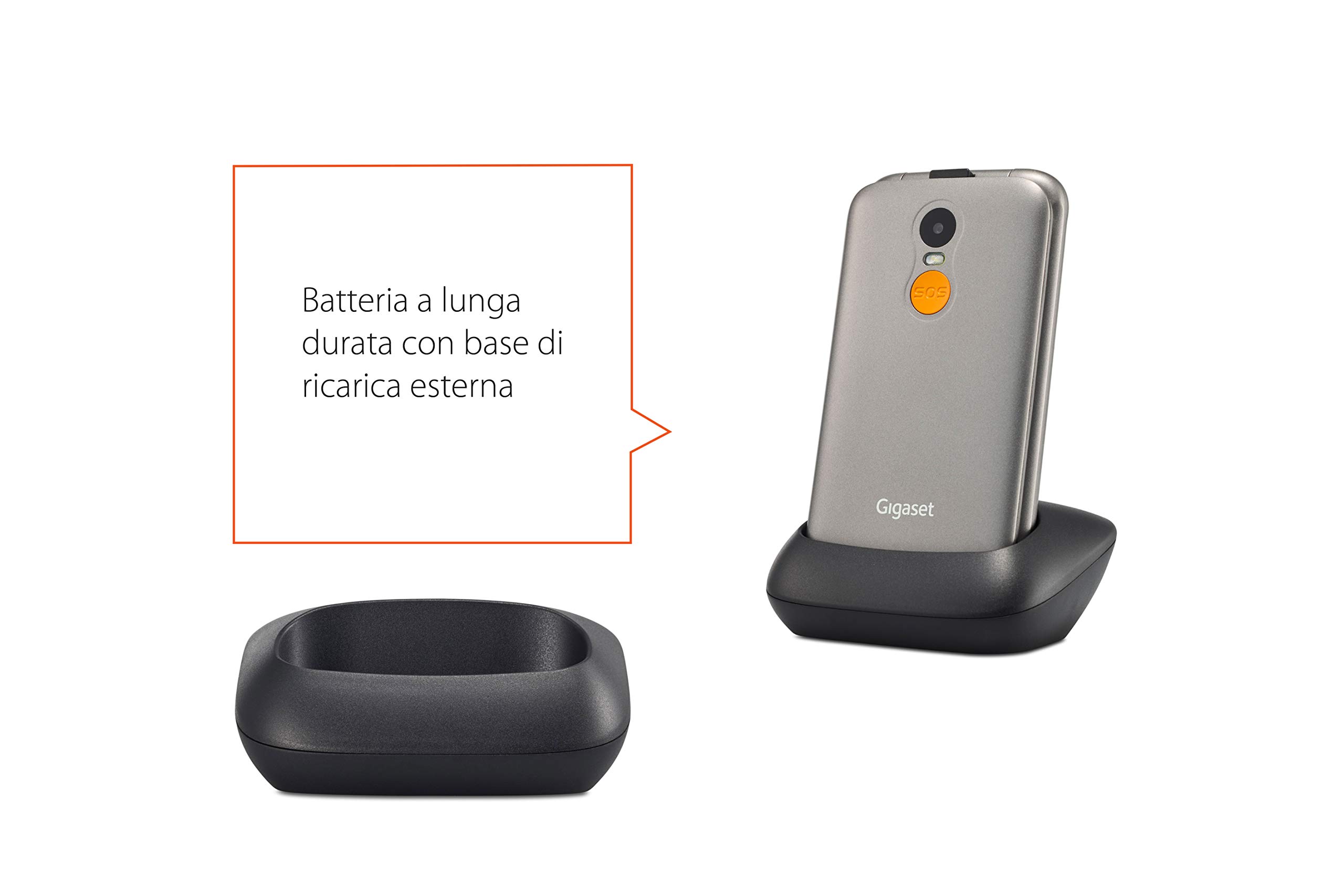 Gigaset C610 IP - Teléfono VoiP Inalámbrico Con Eco DECT, Color Negro - Foto 4