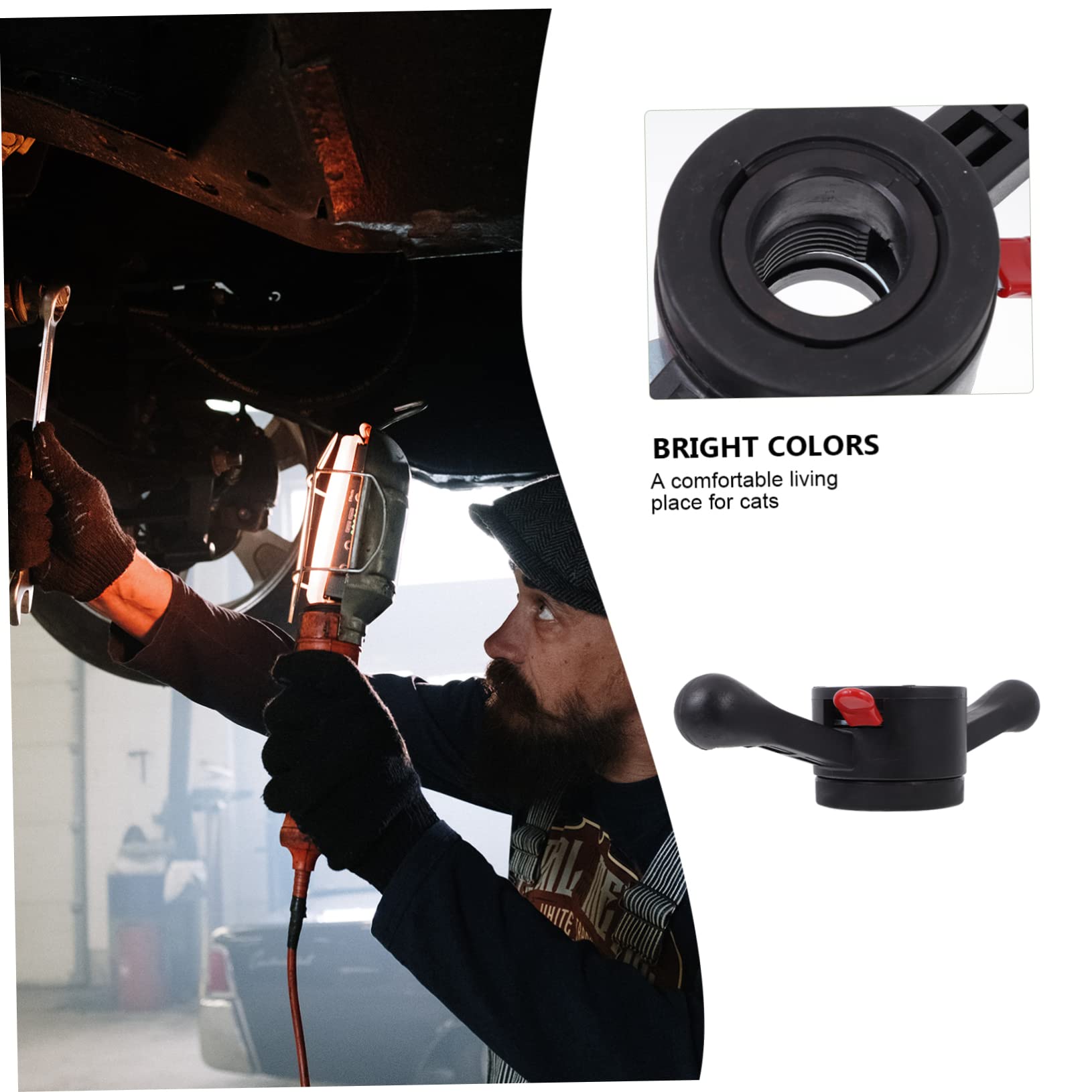 Holibanna 1pc Car Tire Tool Useful Tire Clamp for Vehicle Stability Easy to Use Repairing Tool for Auto Shops Inner Smooth Edges for Handling