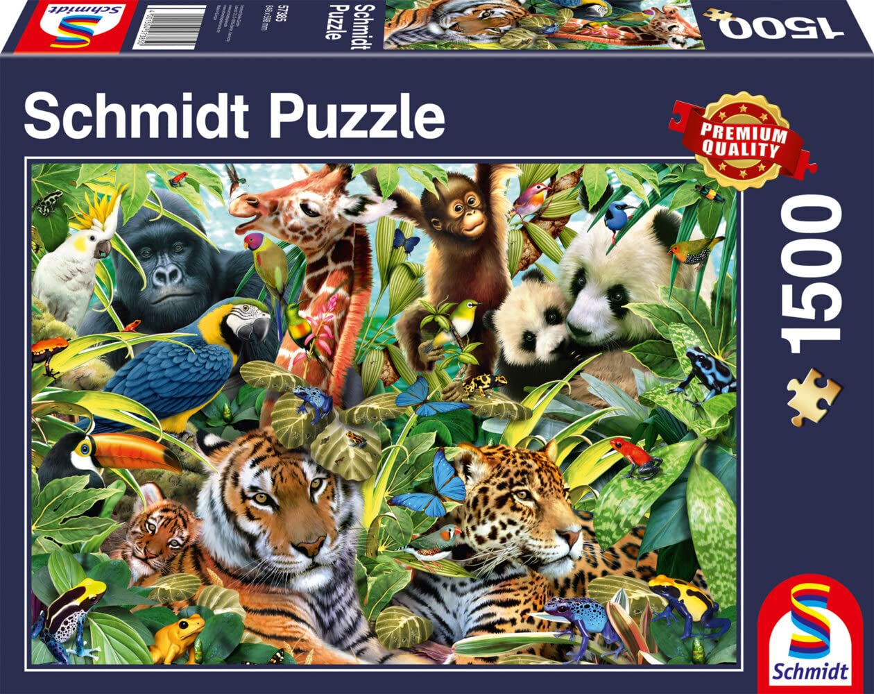 ジグソーパズル　Schmidt Puzzje 1500ピース Amazon.co.jp: 1500ピース ジグソーパズル Schmidt-Spiele 世界地図