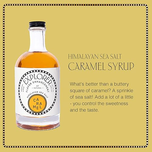 Miniatura 5 de Explorer Cold Brew Paquete de concentrado de café y jarabe | Jarabe de café orgánico regular con cafeína y caramelo | Mezcla líquida instantánea sin