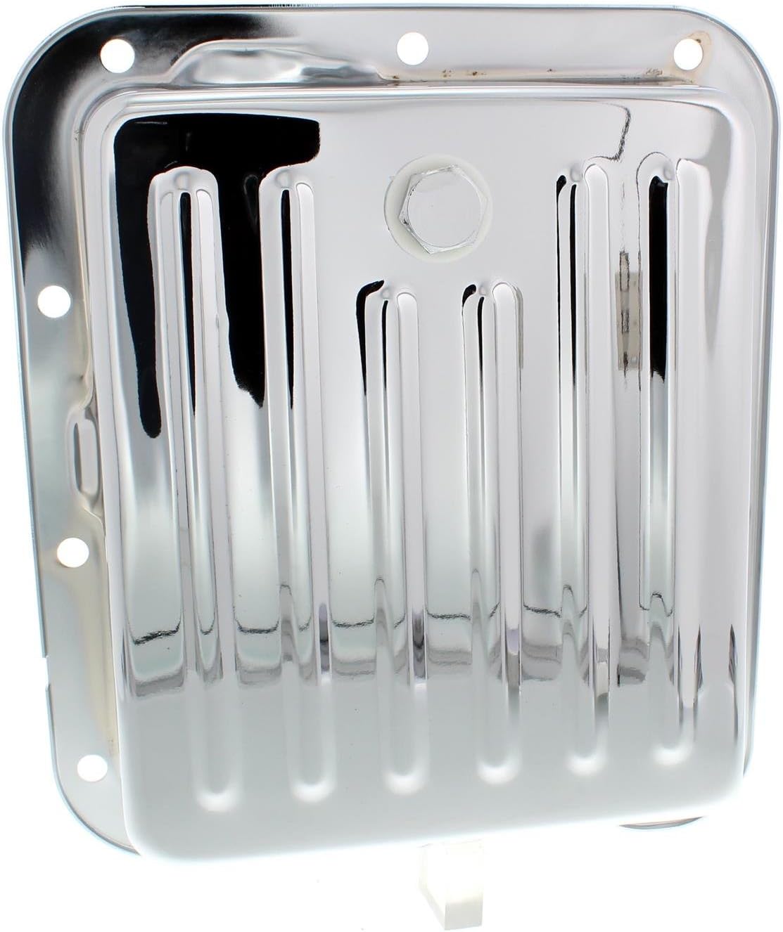 Transmission Pan, Chrome Steel, Fits Ford C4