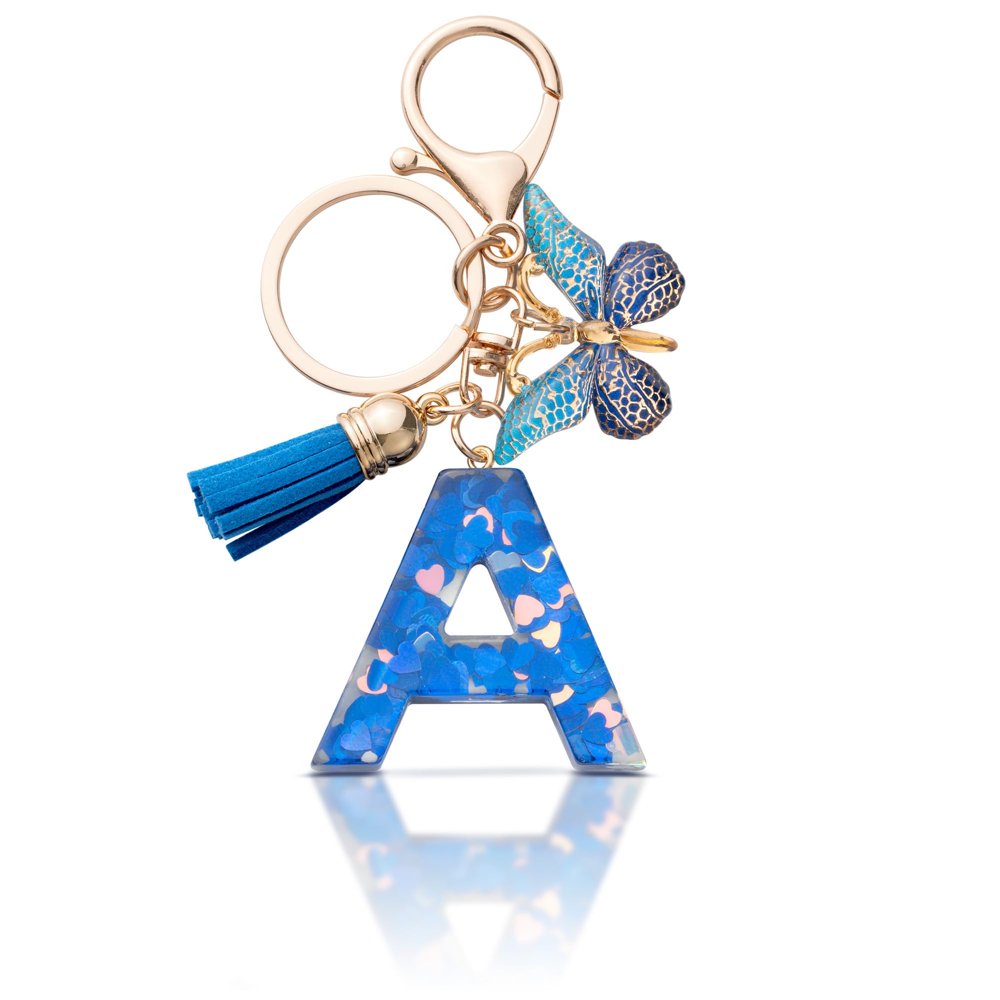 CHUQING Schlüsselanhänger Buchstabe Mädchen Schlüsselanhänger mit Anfangsbuchstaben Anhänger Schlüssel Letter Keychain für Frauen Damen