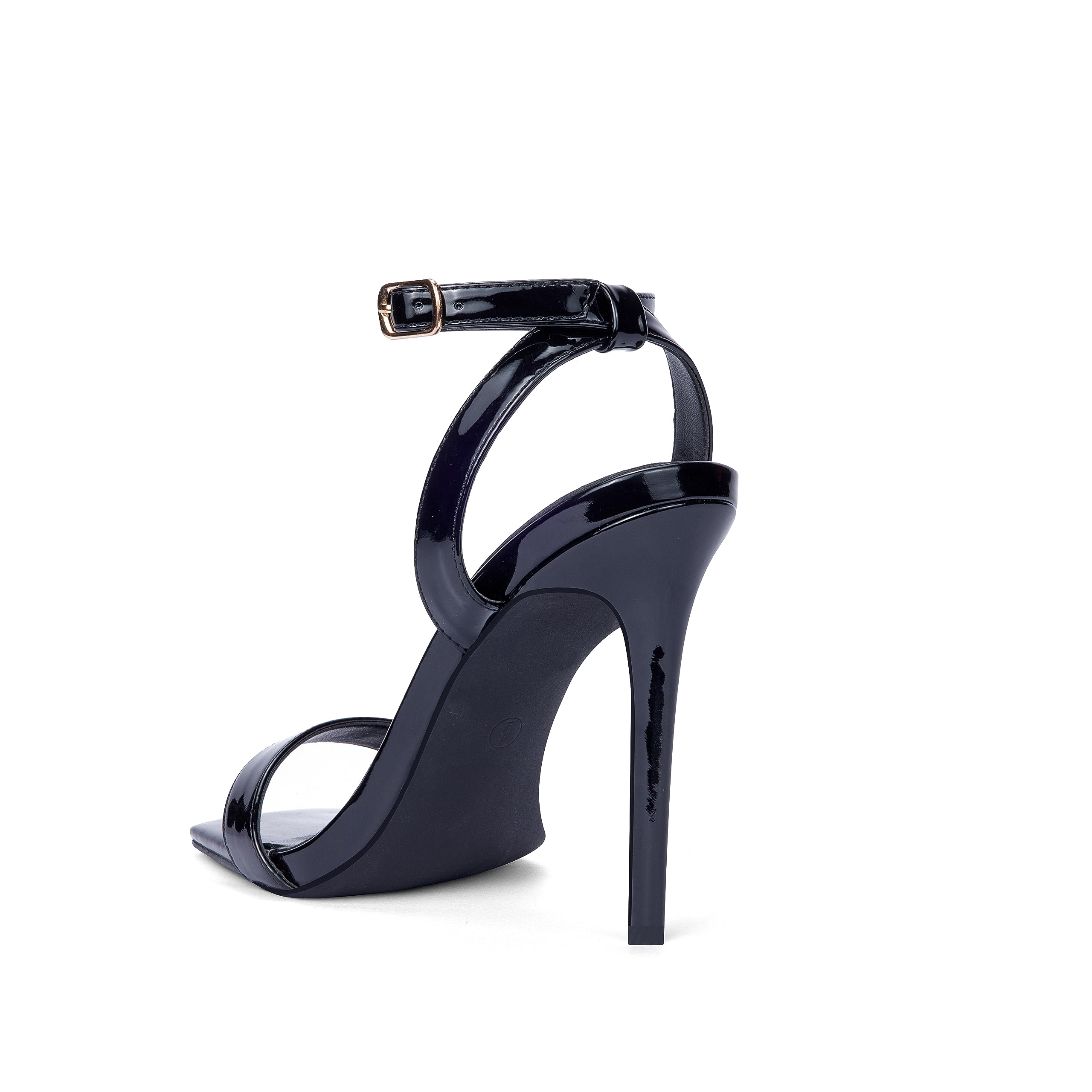 Zhabtuc Damskie sandały na wysokim obcasie, eleganckie buty letnie, sandały z otwartym noskiem, na imprezę, bal absolwentów, wesele, szpilki, rozmiar 36-42