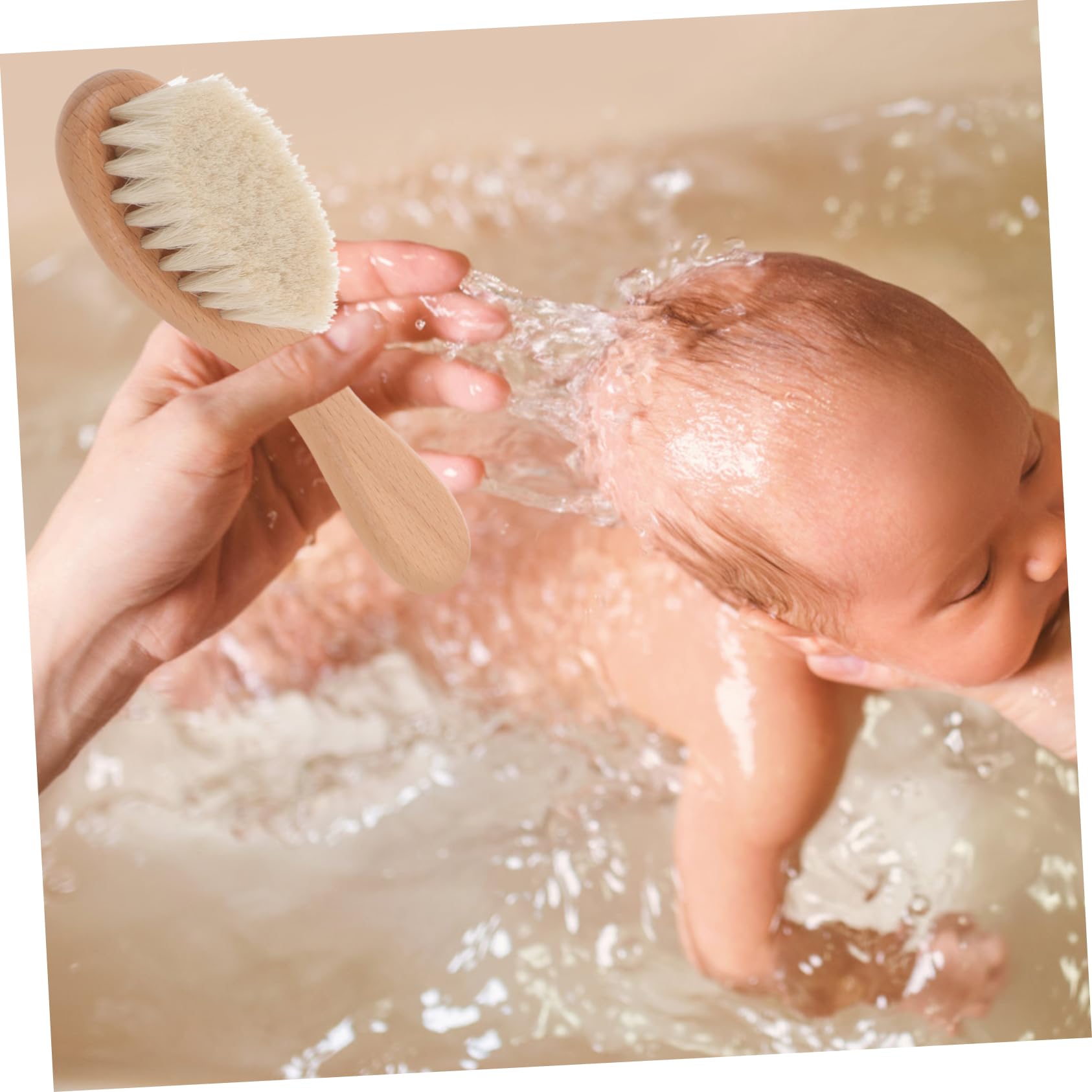 TOYANDONA 5ensembles Brosse De Bain Bois Pour Soins Du Chevelu Et Démêlage Brosse à Cheveux Douce Nés Pratique Pour Shower Et Anniversaires