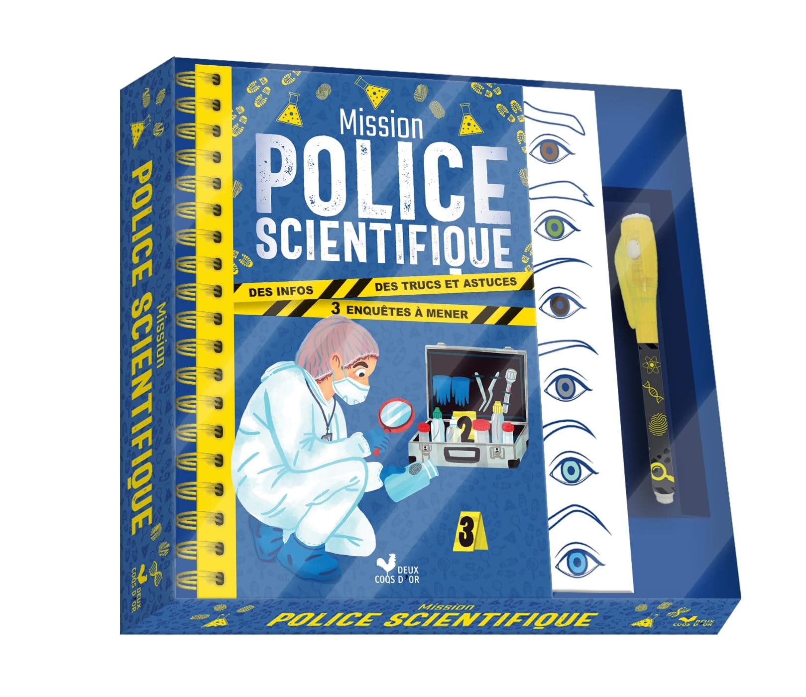 Buki 7101 Les empreintes digitales : jeu de science et coffret détective