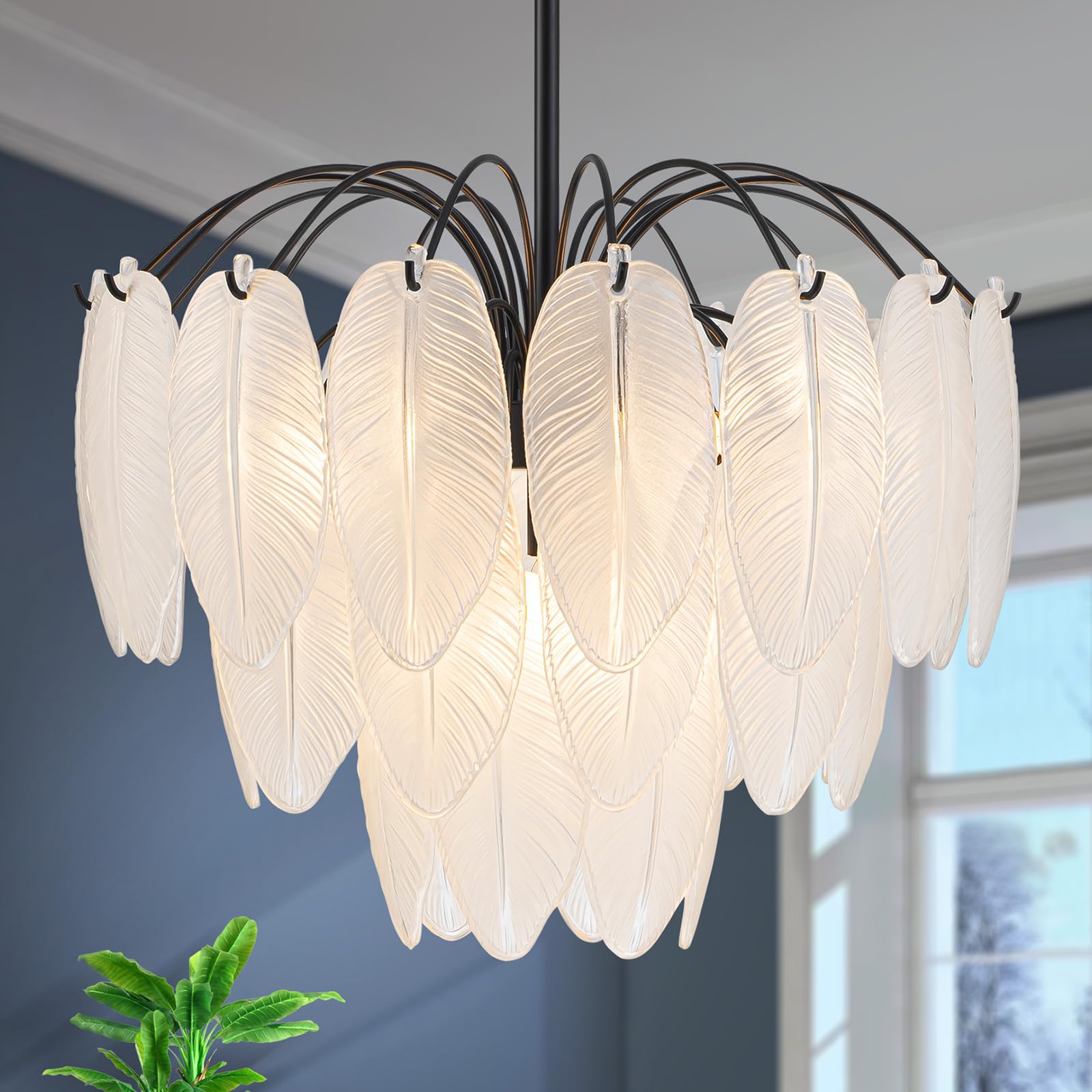 Amazon.com: LumFurn D18in Large Modern Chandeliers, 6-Light