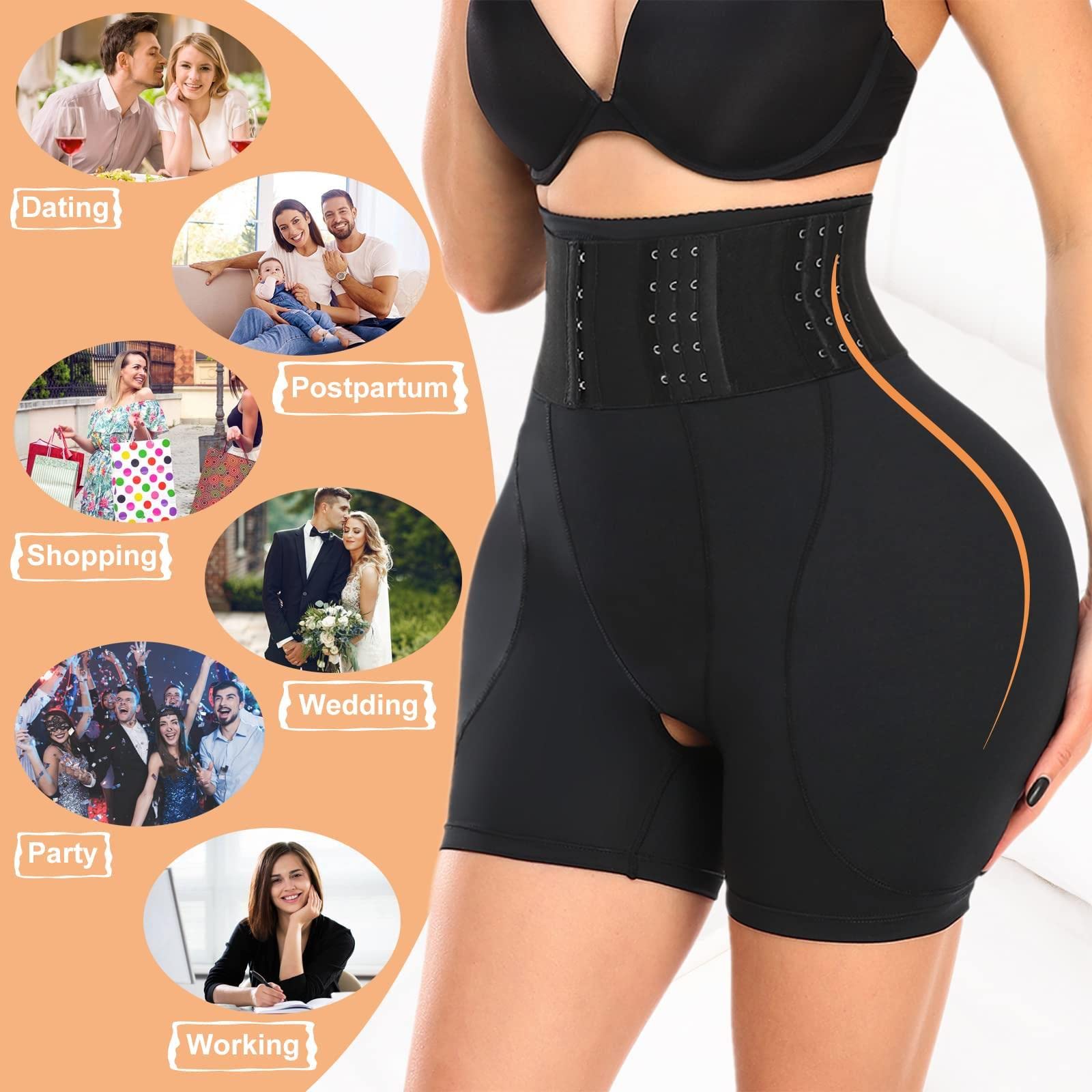 Mutande Imbottite Donna Pesti D'Anca per Donne Shapewear con Cintura Avvolgente con Angolo di Controllo della Pancia in Vita Alta