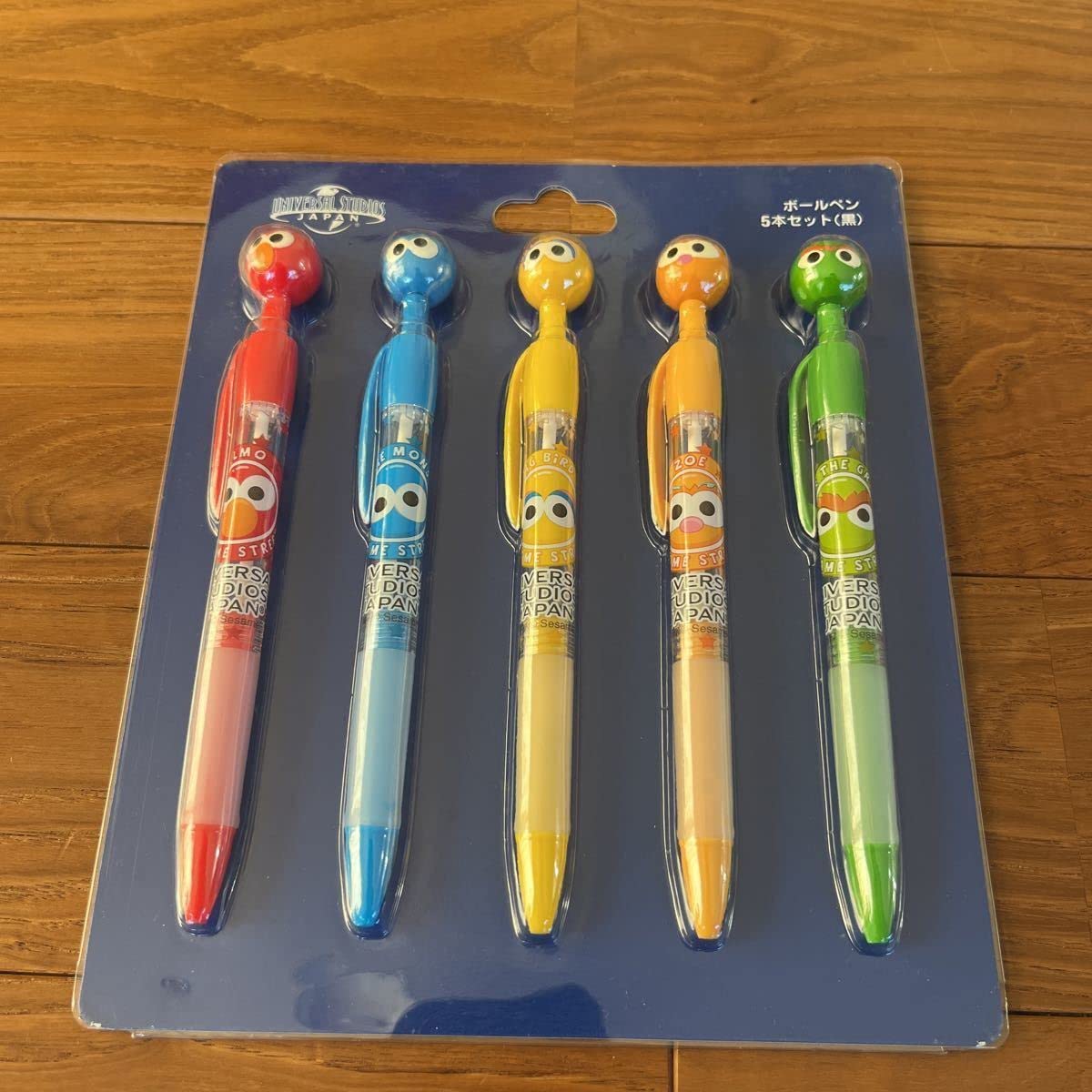 Amazon.co.jp: ユニバーサルスタジオ セサミストリート ボールペン 5本 