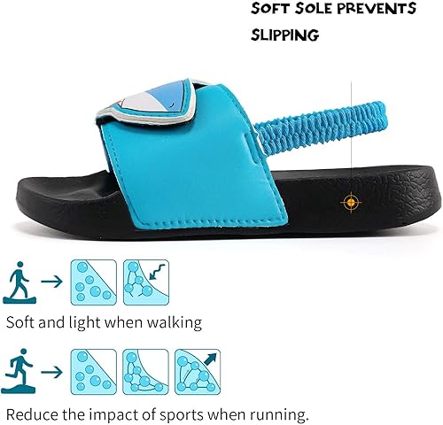 Miniatura 4 de Sandalias para niños pequeños y niñas al aire libre, playa, piscina, puntera abierta, zapatos de agua