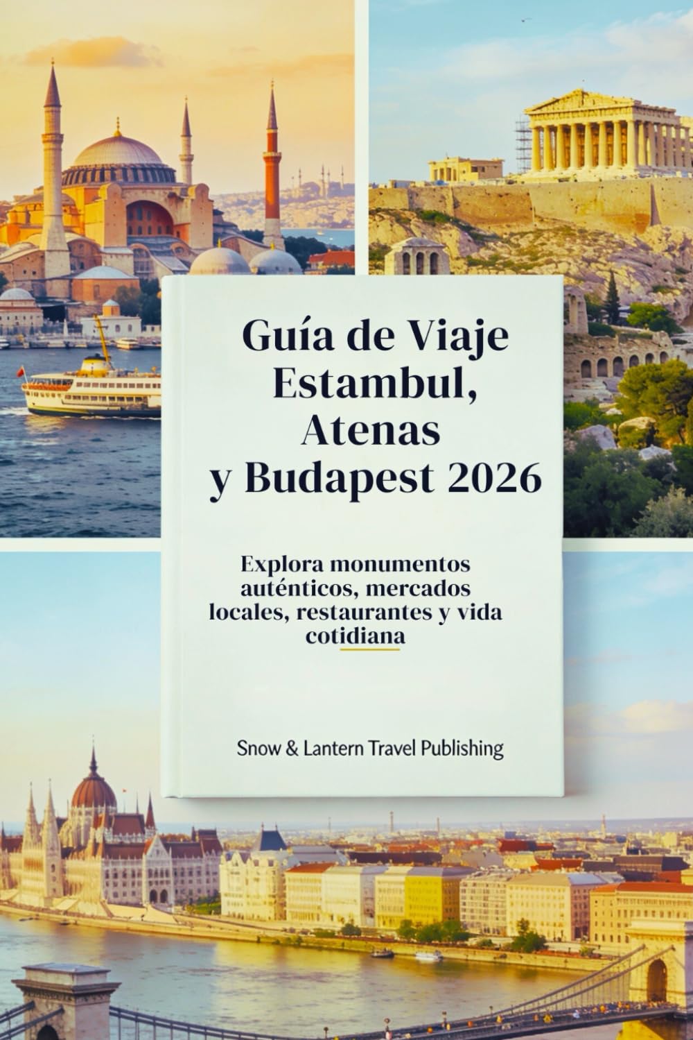 GUÍA DE VIAJE ESTAMBUL, ATENAS Y BUDAPEST 2026: Explora monumentos auténticos, mercados locales, restaurantes y vida cotidiana