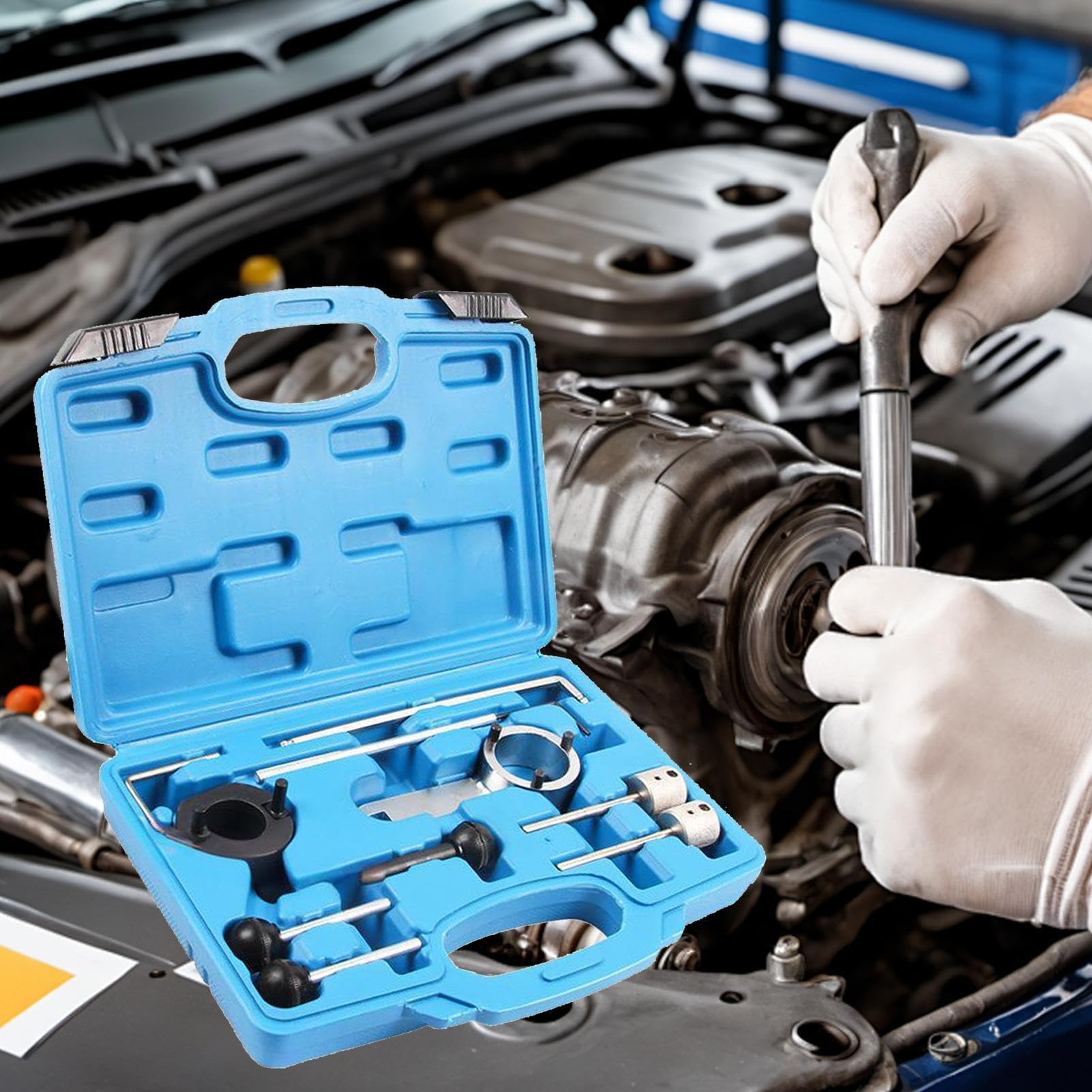 Générique Kit Di Calatura,Strumento Di E Regolazione Per Cinghia Di | Distribuzione,Kit Di Calatura Del Motore - Per Mantenimento e Allineamento 'Albero A Camme Motori A