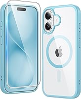 Vista 20 de FNTCASE Funda para iPhone 15 Plus: Fundas magnéticas transparentes para teléfono con protector de pantalla compatible con Magsafe Slim Anti