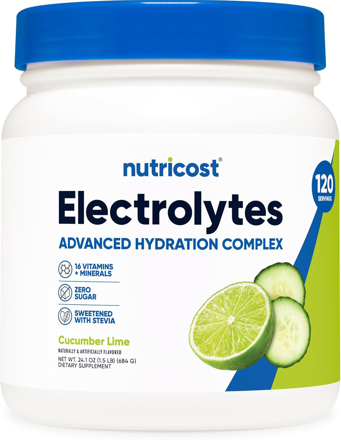 Nutricost Electrolytes Advanced Hydration Powder (Cucumber