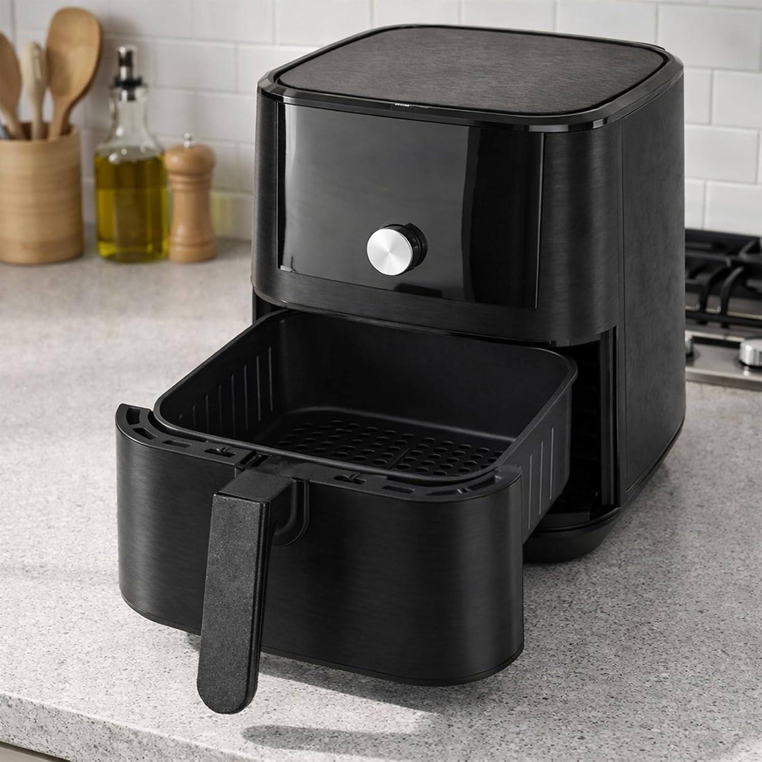 Air Fryer Handle Replacement compatible with Instant Vortex 6qt, Replacement Handle compatible with Instant Pot Vortex 6 Quart Accessory