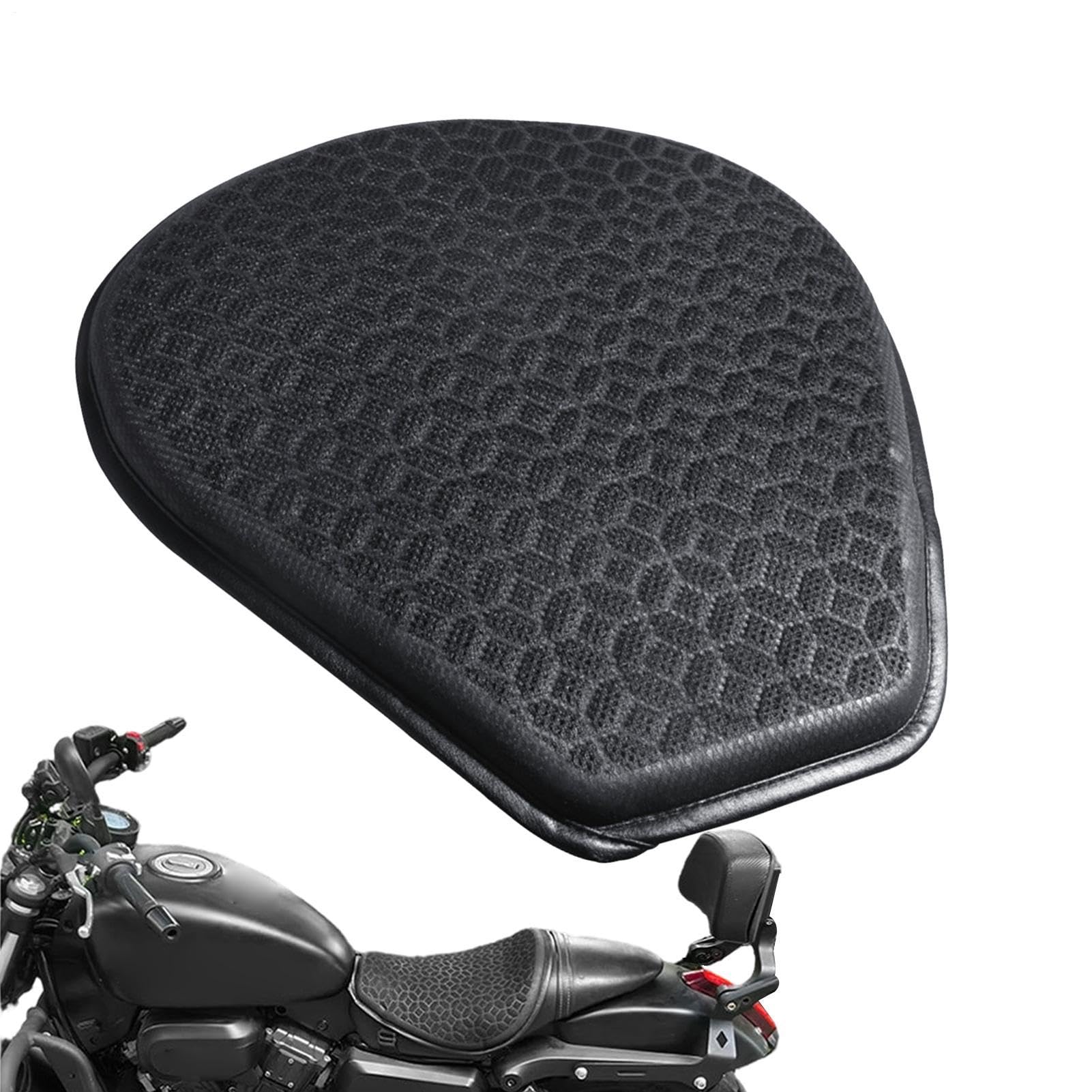Poduszka na siedzenie motocyklowe, ergonomiczna, antypoślizgowa ochrona jazdy
