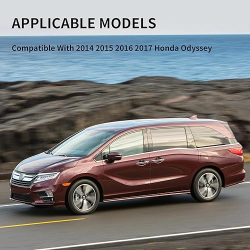 Miniatura 6 de Espejo lateral del pasajero de repuesto para Honda Odyssey 2014 2015 2016 2017 espejos de cristal  espejo retrovisor derecho con calefacción