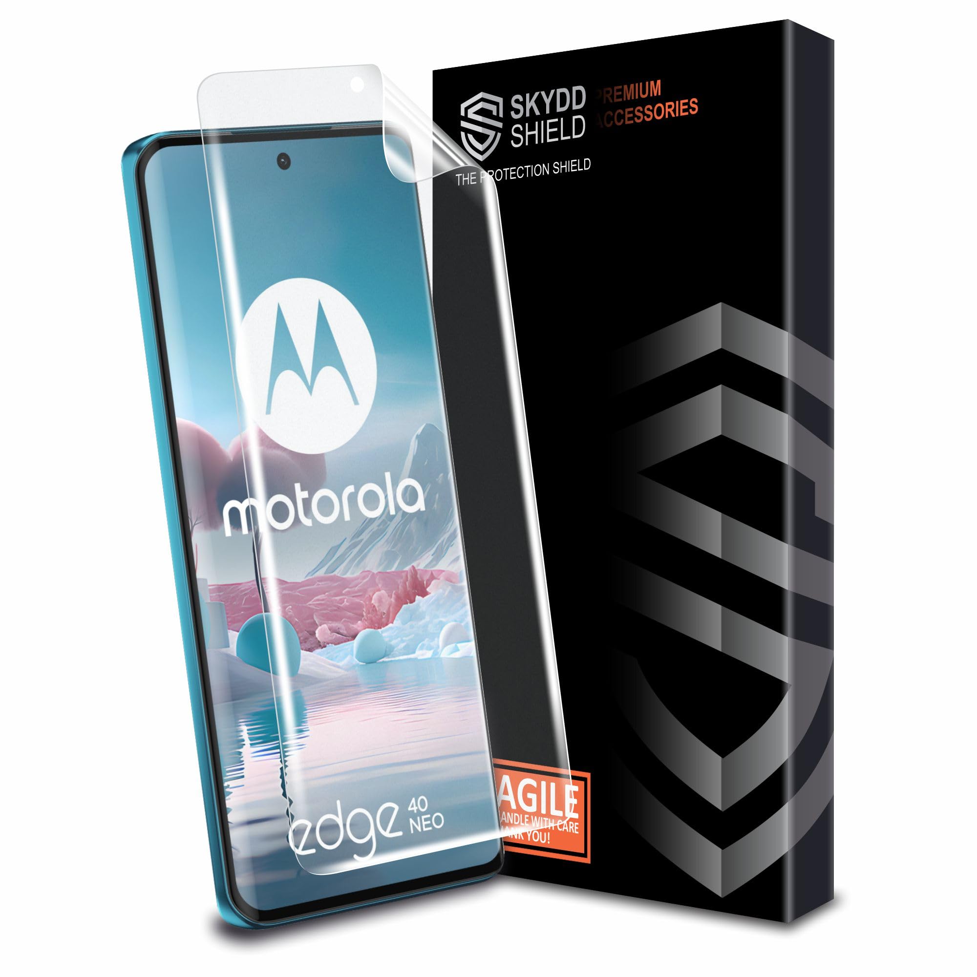 Skyddshield Anti Glare Matte TPU Hydrogel Edge to Edge Screen Protector Guard for Motorola Edge 40 5G (6.55 Inch) with Easy Self Installation Kit | Fingerprint Support | Transparent (B0D4DH9PPX) Amazon Price History, Amazon Price Tracker