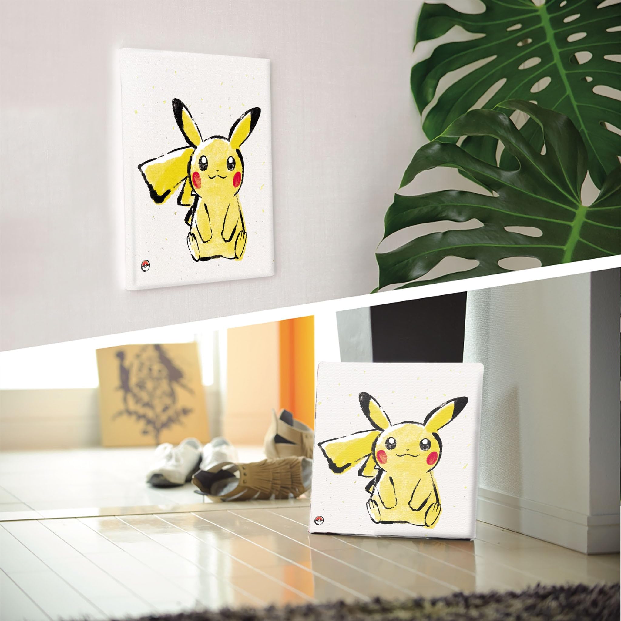 Amazon.co.jp: 【アートデリ】ポケモン ピカチュウ キャンバスパネル