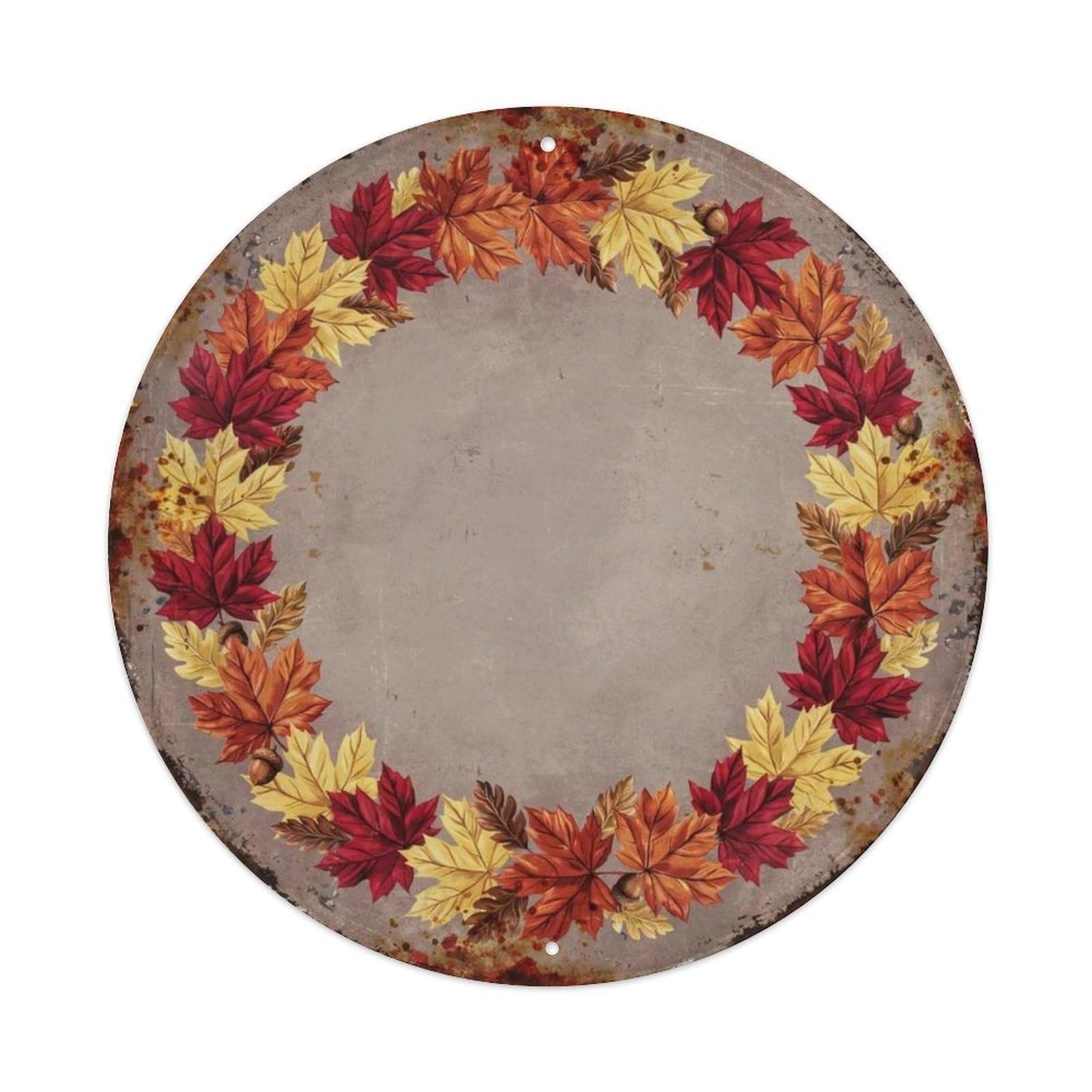 Irish Round Plant Sign Metal Tin Sign Plaque