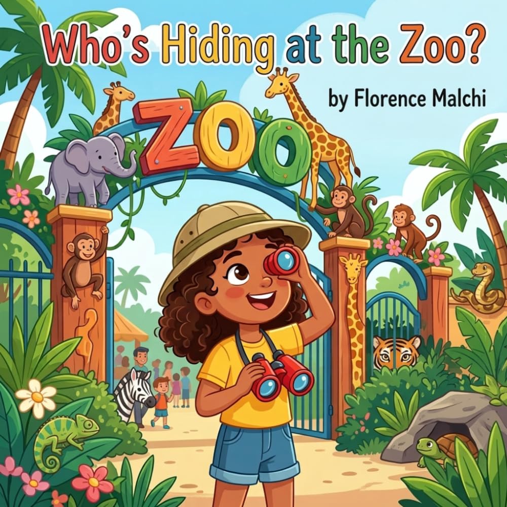 Who's Hiding at the Zoo?: An Interactive Seek and Find Animal Book for Toddlers and Kids Ages 3-5 (Search and Find Adventures)