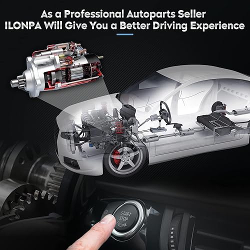 Miniatura 5 de Motor de arranque para Ford Fusion 2006-2009, 3.0L Mercury Milan 2006-2009, Lincoln Zephyr 2006 Reemplazo para 6E5T-11000-BA, 6E5T-11000-BB,