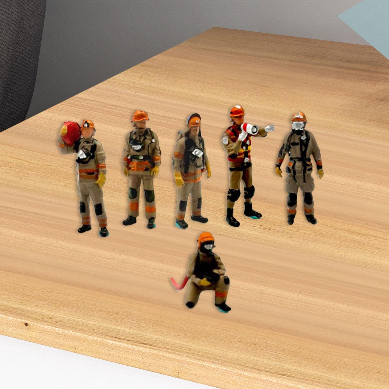 Qianly 6 Figuras de a Escala 1:64, Mini Muñecos de, Ideales