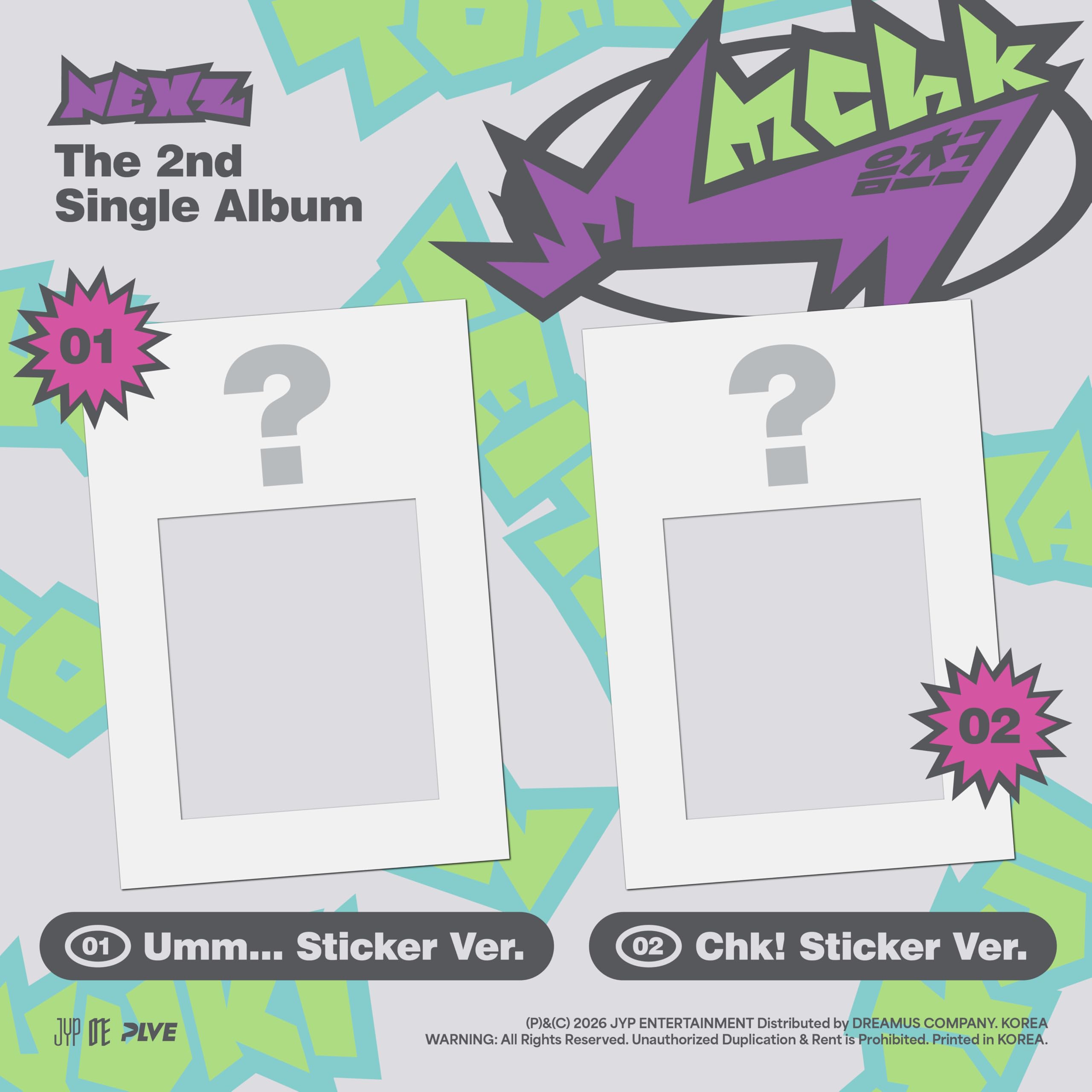 NEXZ Mmchk [5 Ver Set (2 Photobook + 2 Sticker + 1 NEXZOO)] The 2nd Single Album — view 5