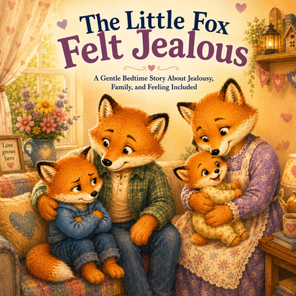 The Little Fox Felt Jealous: A Gentle Bedtime Story About Big Feelings, Family, and Love (Little Fox Feelings Series)