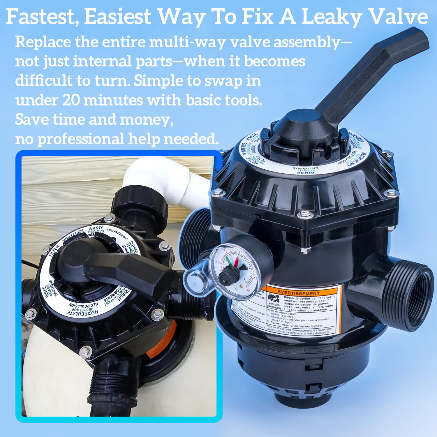 Amazon.com: Sharutia 272526 Sand Filter Multiport Valve